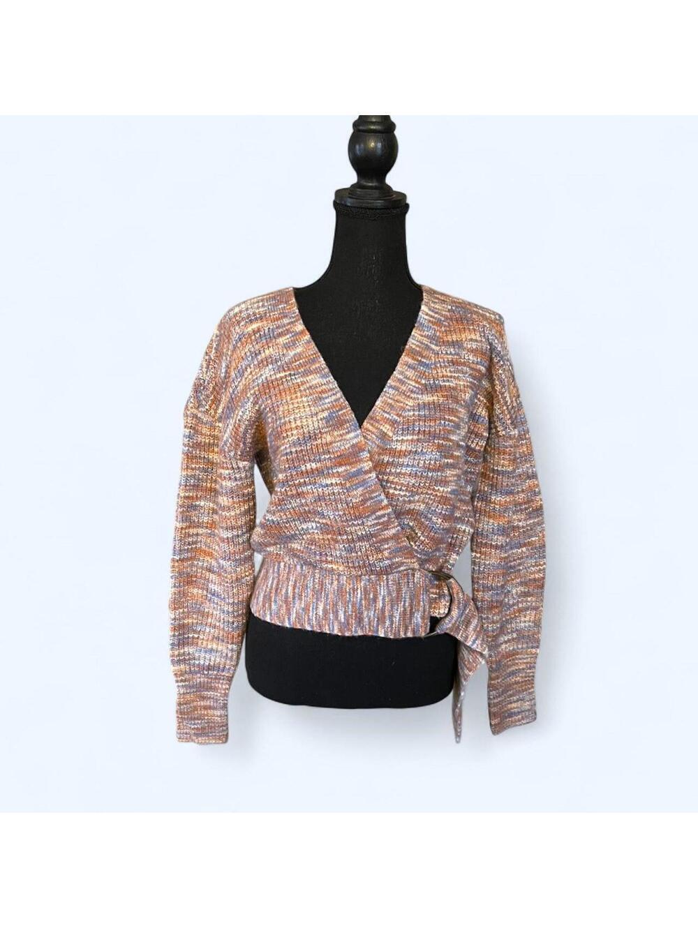Y2K Nine West wrap fairy cottagecore knit sweater Size XS 🤍 - Picture 1 of 7